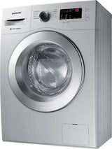 SAMSUNG 6 kg 5 Star With Hygiene Steam and Ceramic Heater Fully Automatic Front Load with In-built Heater Silver (Touched Up)