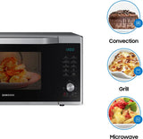 Samsung 32L, Slim Fry, Convection Microwave Oven with Tandoor and Curd making(MC32A7035CT/TL, Stainless Steel)