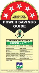 Thomson 2023 Model 4 in 1 Convertible Cooling 1.5 Ton 5 Star Split Inverter With iBreeze Technology AC - White (CPMI1505S, Copper Condenser)