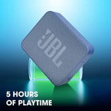 JBL Go Essential with Rich Bass, 5 Hrs Playtime, IPX7 Waterproof, Ultra Portable 3.1 W Bluetooth Speaker