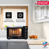 Singer 40-Litre MAXIGRILL 4000 RC ( SOT 400 MBT ) Oven Toaster Grill (OTG) With minor dents