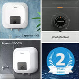 Midea 10 L Storage Water Geyser (D10-20VD1, White)