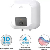 Midea 10 L Storage Water Geyser (D10-20VD1, White)