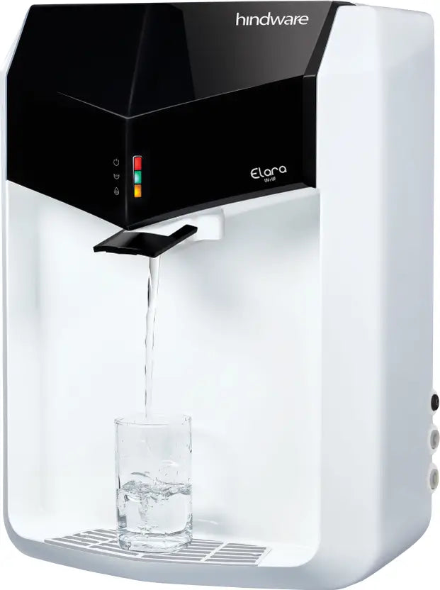 Hindware Elara 7 L UV + UF Water Purifier (White & Black)