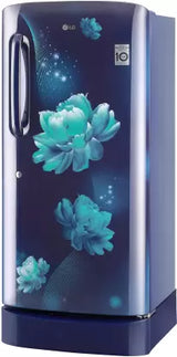 LG 185 L, 5 Star, Smart Inverter, Direct Cool Single Door Refrigerator (GLD1956ZAEL, Emerald Lotus, Base stand with Drawer, Runs on a Home Inverter, Fast Ice Making, Fit Max Chiller Tray, 2026 Model)