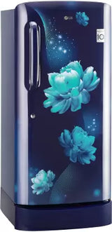 LG 185 L, 5 Star, Smart Inverter, Direct Cool Single Door Refrigerator (GLD1956ZAEL, Emerald Lotus, Base stand with Drawer, Runs on a Home Inverter, Fast Ice Making, Fit Max Chiller Tray, 2026 Model)