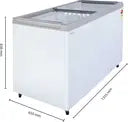 Haier 400 L Double Door Standard Deep Freezer (White, HFC-400GM5, 5 Star)