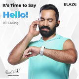 Gizmore GizFit BLAZE BT Calling Smartwatch | 1.69 Inch IPS Curved 500 NITS Display Smartwatch