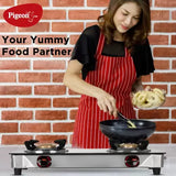 Pigeon Popular Cooktop Glass Manual Gas Stove (3 Burners)