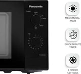 Panasonic 20L Solo Microwave Oven (NN-SM25JBFDG,Black)