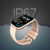 Fire-Boltt Celcius 1.91 inch HD 240*296 Borderless Display & Body Temperature Monitoring Smartwatch (Beige Strap, Free Size)