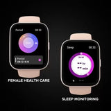 Fire-Boltt Celcius 1.91 inch HD 240*296 Borderless Display & Body Temperature Monitoring Smartwatch (Beige Strap, Free Size)