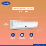 Carrier 1.5 Ton 3 Star Inverter Split AC (ESTER Exi -CAI18ES5R32F0 ,White)