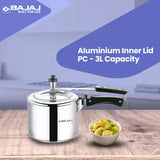 BAJAJ New Shakti 3 L Inner Lid Pressure Cooker