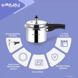 BAJAJ PCX 3IB SS PRESSURE COOKER 3L