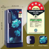 LG 185 L, 5 Star, Smart Inverter, Direct Cool Single Door Refrigerator (GLD1956ZAEL, Emerald Lotus, Base stand with Drawer, Runs on a Home Inverter, Fast Ice Making, Fit Max Chiller Tray, 2026 Model)