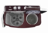 LG 8.5 kg 5 Star Semi-Automatic Top Load Washing Machine (P8530SRAZ, Burgundy, Roller Jet Pulsator)