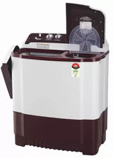LG 8.5 kg 5 Star Semi-Automatic Top Load Washing Machine (P8530SRAZ, Burgundy, Roller Jet Pulsator)