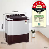 LG 8.5 kg 5 Star Semi-Automatic Top Load Washing Machine (P8530SRAZ, Burgundy, Roller Jet Pulsator)