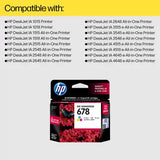 HP 678 Tri-color Ink Cartridge