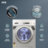IFB 6 kg 5 Star 2X Power Steam, Hard Water Wash Fully Automatic Front Load Washing Machine with In-built Heater Silver (Touched Up)