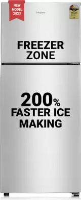 Haier 240 L, 2 Star, Frost Free Double Door Refrigerator (HEF-252EGS-P, Moon Silver)