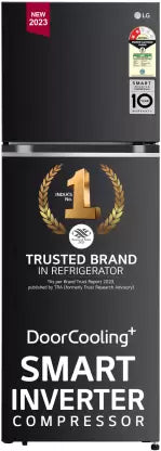 LG 343 L Frost Free Double Door 2 Star Refrigerator (Ebny Shen, GL-D382SESY)