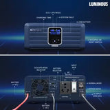 LUMINOUS 1100/12V V2 Zolt S/W UPS Pure Sine Wave Inverter