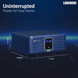 LUMINOUS 1100/12V V2 Zolt S/W UPS Pure Sine Wave Inverter