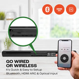 JBL Cinema SB240 2.1, Dolby digital, Wired Subwoofer,HDMI 110 W Bluetooth Soundbar (Black, Stereo Channel)