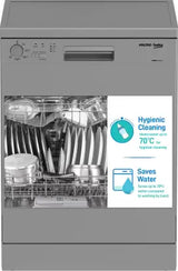 Voltas Beko by A TATA Product DF14S3 Free Standing 14 Place Settings Dishwasher