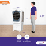 Livpure 100 L Desert Air Cooler (WHITE&BLUE, LIV-AEROFROST-100L