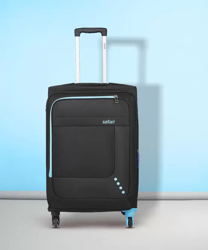 Buy Safari STAR 65 4W BLack Expandable Check In Luggage 26 Inch