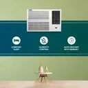 Blue Star 2 Ton 3 Star Fixed Speed Window AC ( WFD324E, White)