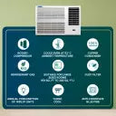 Blue Star 2 Ton 3 Star Fixed Speed Window AC ( WFD324E, White)