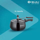 BAJAJ New Shakti 3HD HA Handi With IB 3 L Inner Lid Induction Bottom Pressure Cooker