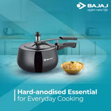 BAJAJ New Shakti 3HD HA Handi With IB 3 L Inner Lid Induction Bottom Pressure Cooker