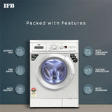 IFB 6.5 Kg 5 Star Fully Automatic Front Load Washing Machine 2X Power Steam (ELENA SXS 6510, Silver, In-built Heater)-(Touched Up)