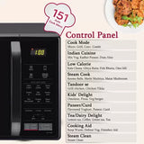 LG 21 L Convection Microwave Oven (MC2146BV, Black, Auto Cook Menu, Defrost, Stainless Steel Cavity, Heathplus menu, Indian Cuisine, Tandoor Se, Paneer/Curd, Steam Clean & Quartz Heater)