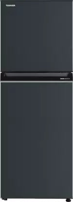 TOSHIBA 233 L Frost Free Double Door 2 Star Convertible Refrigerator with Real Inverter, Pure Bio Deodorizer (Gem Blue, GR-RT338WE-PMI(52))