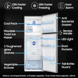 SAMSUNG 322 L Frost Free Double Door 3 Star Convertible Refrigerator with Digital Inverter, Convertible 5-in-1 and Display (Touched Up)