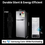 SAMSUNG 322 L Frost Free Double Door 3 Star Convertible Refrigerator with Digital Inverter, Convertible 5-in-1 and Display (Touched Up)