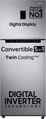 SAMSUNG 363 L Frost Free Double Door 2 Star Refrigerator with Digital Inverter, Convertible 5-in-1 and Display