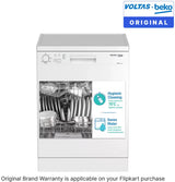 Voltas Beko by A TATA Product DF14W Free Standing 14 Place Settings Intensive Kadhai Cleaning| No Pre-rinse Required Dishwasher