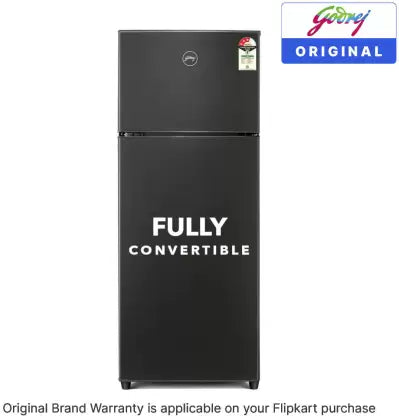 Godrej 272 L 3 Star Convertible Technology, 30 days Farms Freshness Inverter Frost Free Double Door Refrigerator(, RF EON 294C RCIT FS ST, Fossil Steel)
