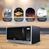 Godrej 30 L Convection Microwave Oven With Rotisserie, Stainless Steel Cavity, Dual Grill Technology and 375 Instacook Menus (GME 530 CR1 SZ, Black)
