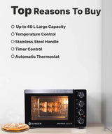 Singer 40-Litre MAXIGRILL 4000 RC ( SOT 400 MBT ) Oven Toaster Grill (OTG) With minor dents