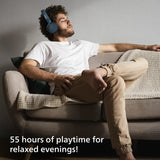 PHILIPS TAH4209BL/00Foldable Headphones, 55H Play Time, 32mm Neodynamic Drivers Bluetooth