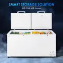 Haier 515 L Double Door Standard Deep Freezer (White, HFC-550CM5)