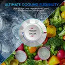 Haier 515 L Double Door Standard Deep Freezer (White, HFC-550CM5)